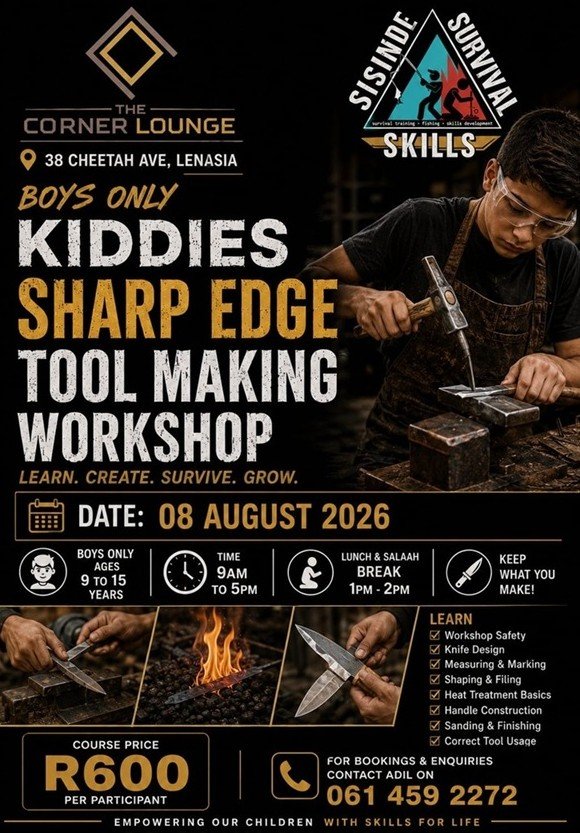 Kiddies Sharp Edge Tool Making Workshop